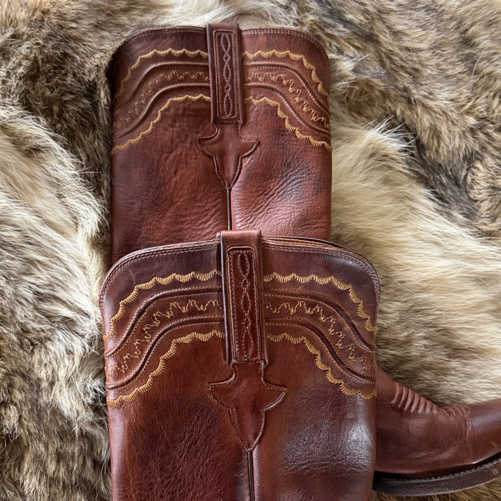 Lucchese Devin Tan Leather - Picture 6 of 8